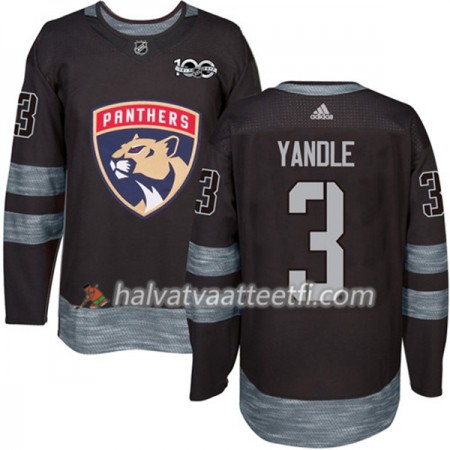 Miesten NHL Florida Panthers Pelipaita Keith Yandle 3 1917-2017 100th Anniversary Adidas Musta Authentic Miesten NHL Florida Panthers Pelipaita Keith Yandle 3 1917-2017 100th Anniversary Adidas Musta Authentic